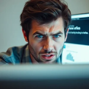 User facing error message on news website