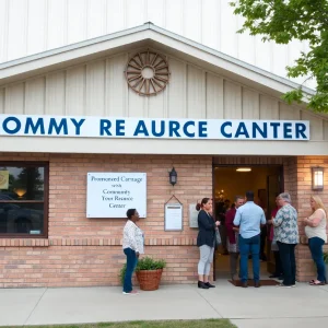 Exterior view of the Community Resource Center in Clinton SC