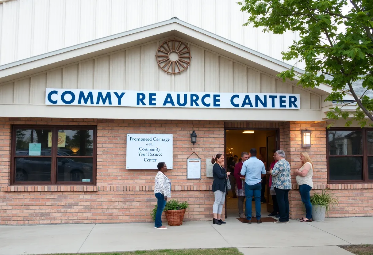 Exterior view of the Community Resource Center in Clinton SC