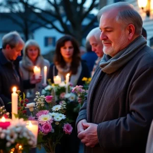 Community members gathered in remembrance of Jerry Alton Kemp