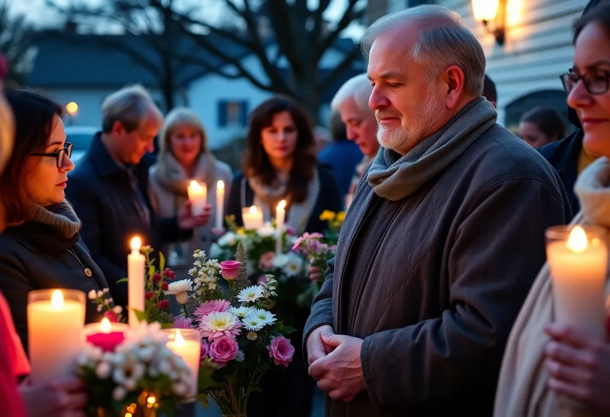 Community members gathered in remembrance of Jerry Alton Kemp