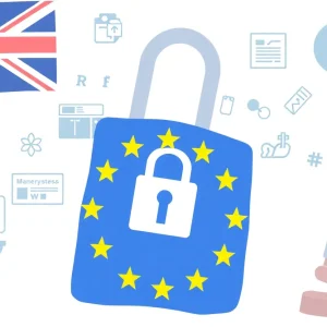 Illustration depicting GDPR impact on U.S. news websites