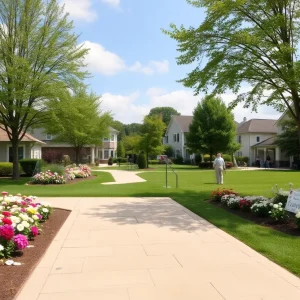A peaceful community landscape in honor of Dorothy Wilson