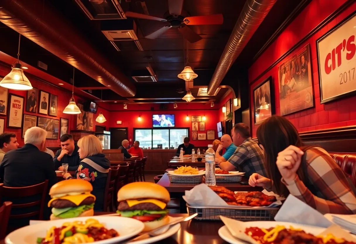 Interior view of a new restaurant in Clinton SC