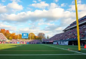 Crowd at the Shrine Bowl of the Carolinas event