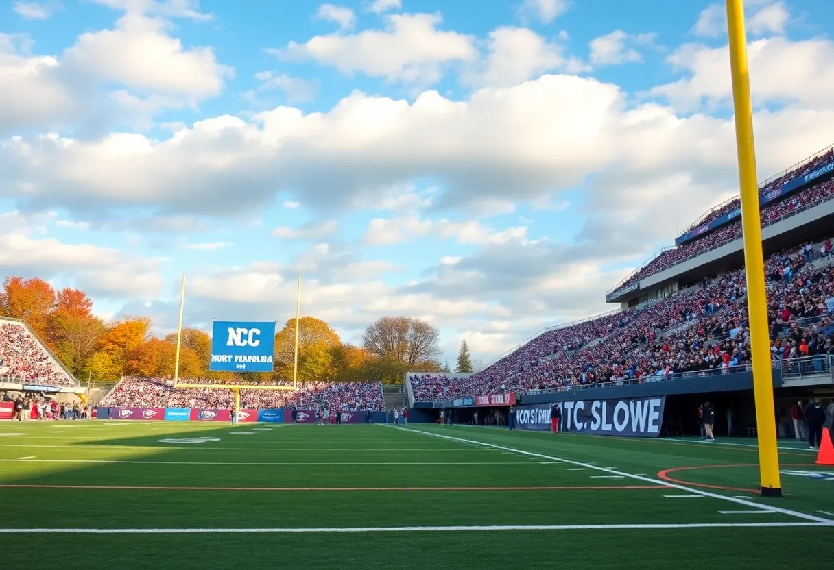 Crowd at the Shrine Bowl of the Carolinas event
