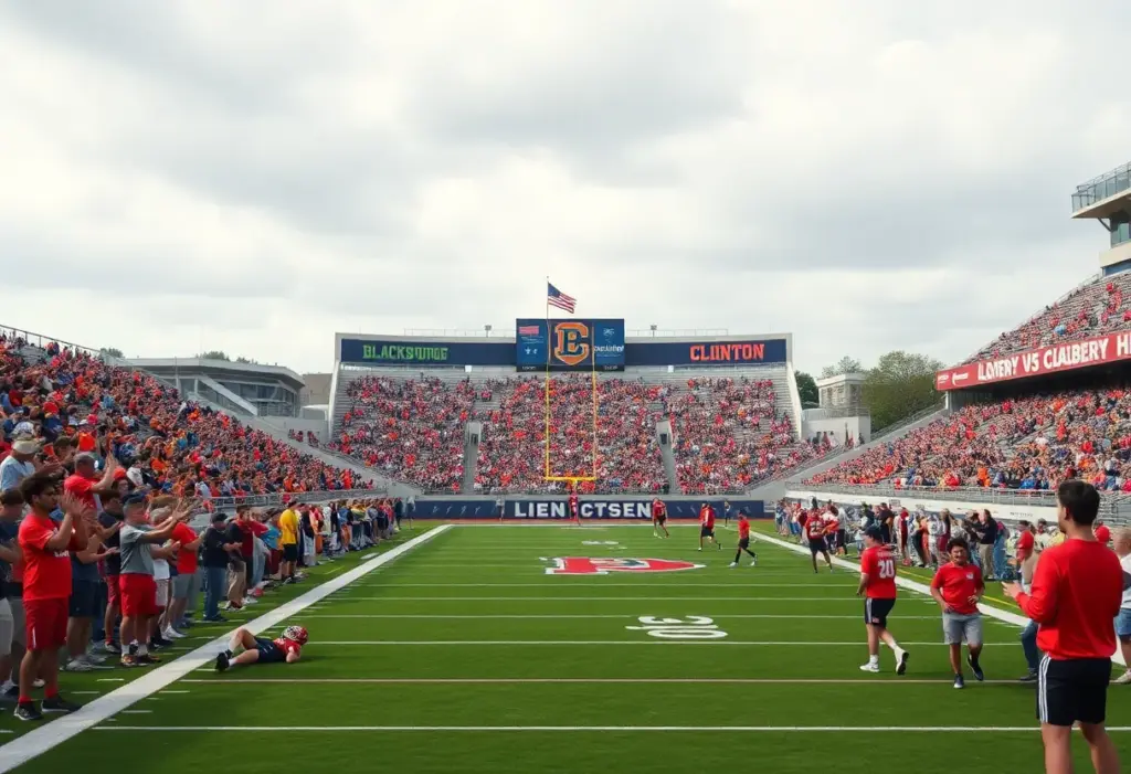 Crowd at the Blacksburg High School football game
