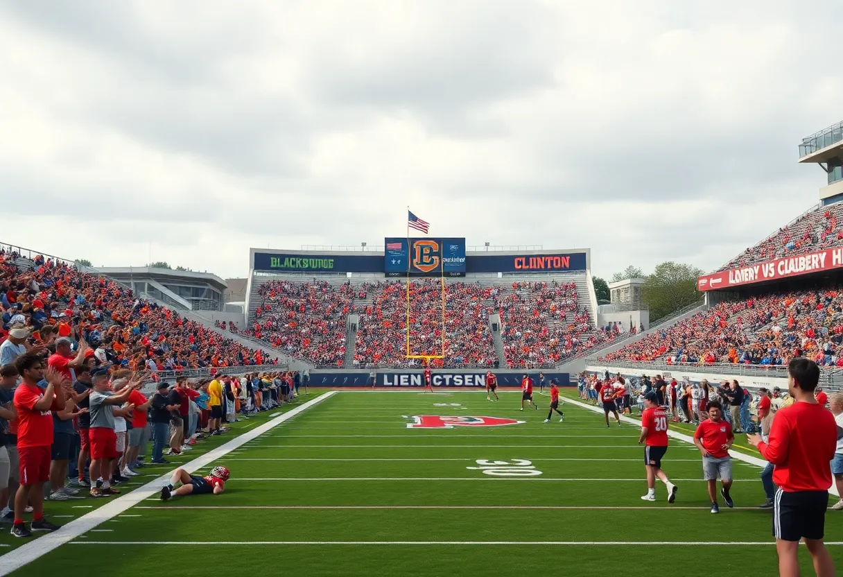Crowd at the Blacksburg High School football game