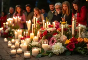 Candlelight memorial tribute for Charlie Kirk