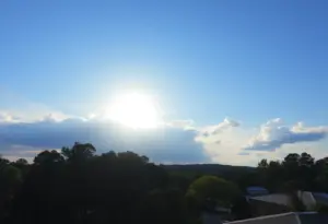 Clear sky over Clinton SC on a sunny Saturday