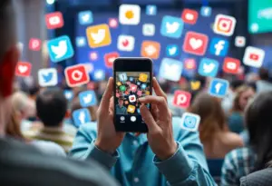 Micro-influencer engaging with followers on social media