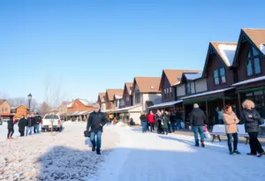 Clear blue skies and frost-covered ground in Clinton SC on a winter day