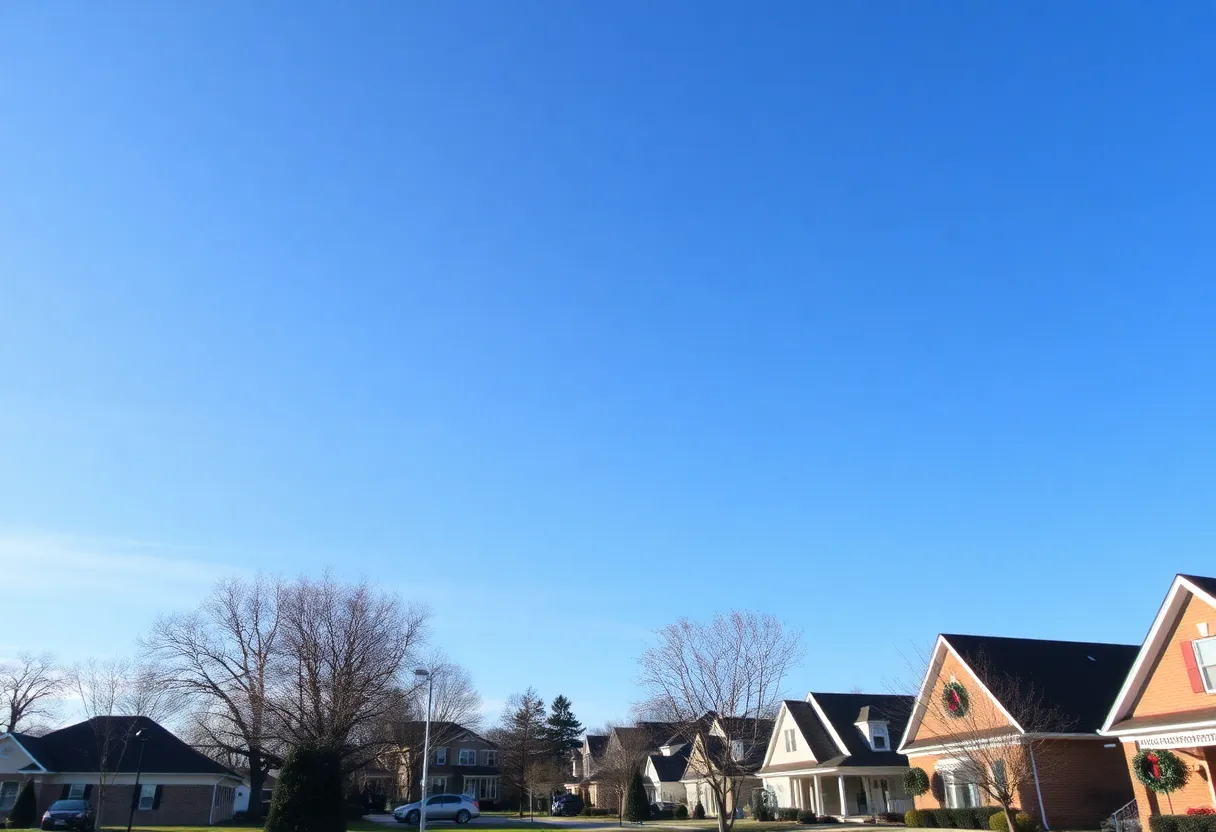 Clear weather in Clinton SC during Christmas season