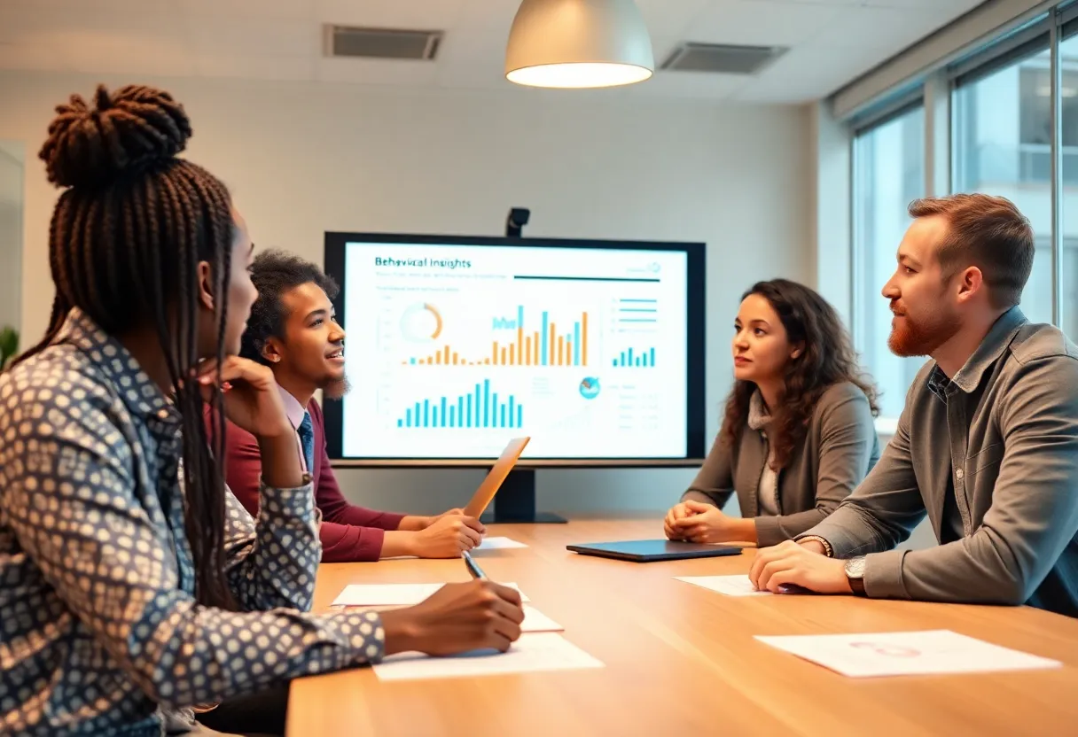 Meeting on behavioral insights in digital marketing