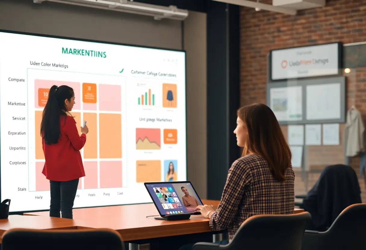 Cohort analysis applied in digital marketing showcasing user interaction