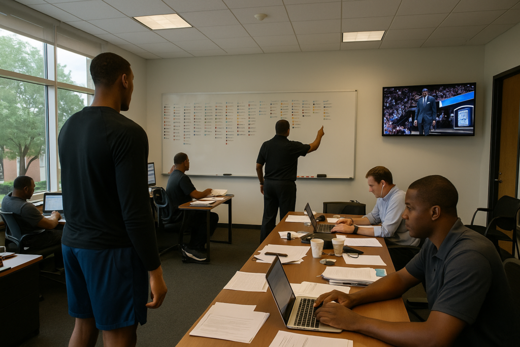 Clinton Prepares for NBA Draft Excitement