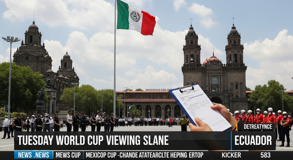 World Cup Viewing Options for Tuesday Night: Mexico vs. Ecuador