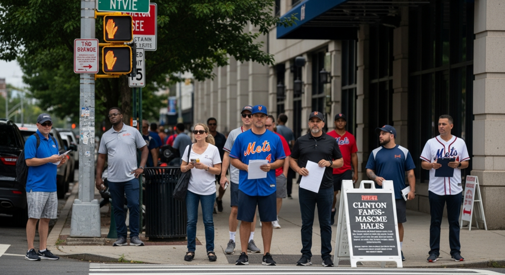 Clinton Fans Anticipate Mets-Braves Matchup on July 6