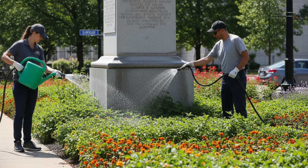 Clinton Gardeners Navigate Summer Heat with Strategic Watering and Plant Care