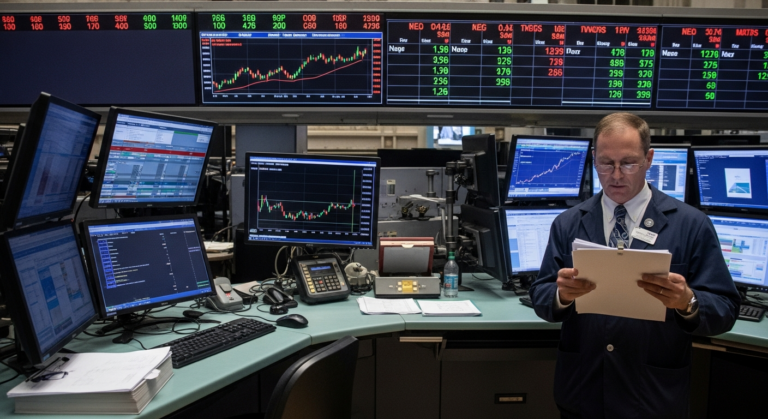 Clinton Watches National Markets Edge Lower as Second Half Begins
