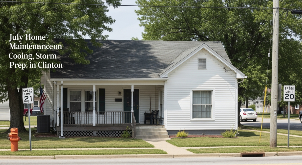 July Home Maintenance Focuses on Cooling, Storm Prep in Clinton