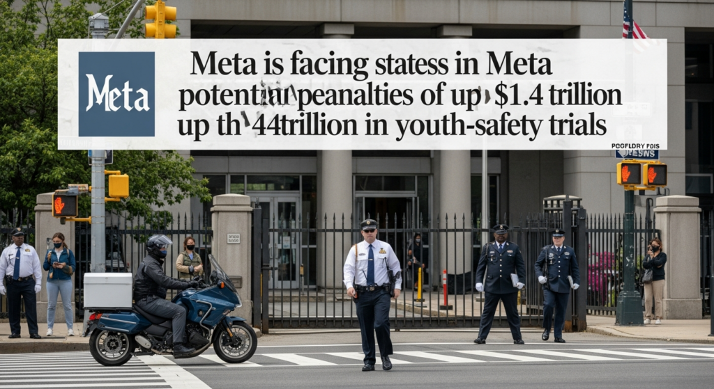 Meta Faces Trillion-Dollar Penalty Claims in Youth-Safety Litigation, With Implications for Clinton