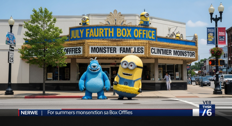 Minions and Monsters Leads July Fourth Box Office, Offering Summer Entertainment for Clinton Families