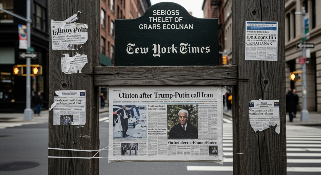 National Diplomacy Echoes in Clinton After Trump-Putin Call on Ukraine, Iran