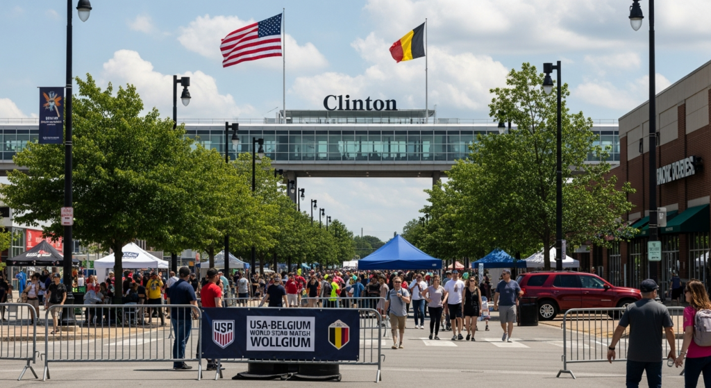 USA-Belgium World Cup Match Draws Prime-Time Attention in Clinton