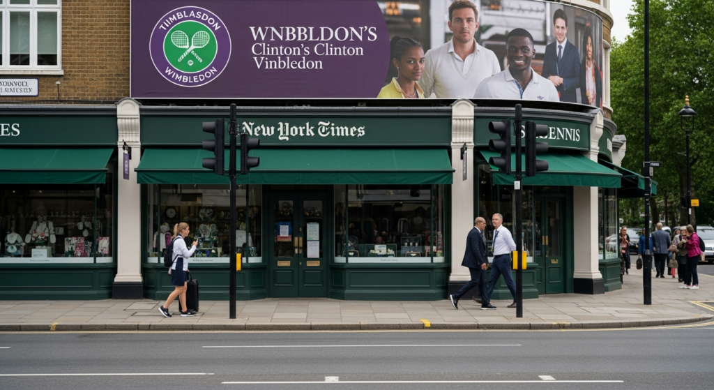 Wimbledon Draws Global Attention, Echoes in Clinton’s Tennis Community