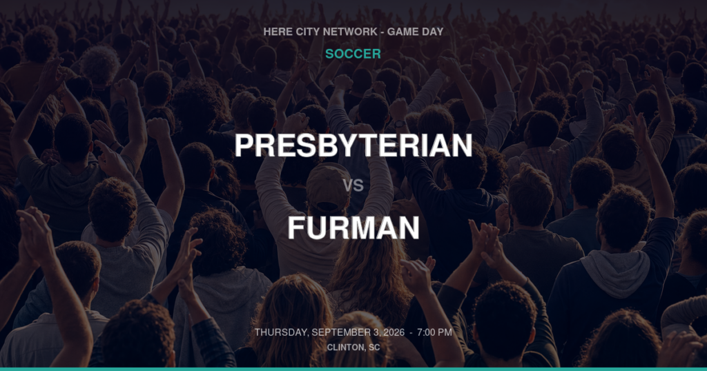 Presbyterian vs. Furman — Volleyball Game Day — Clinton, SC — Sep 3, 2026